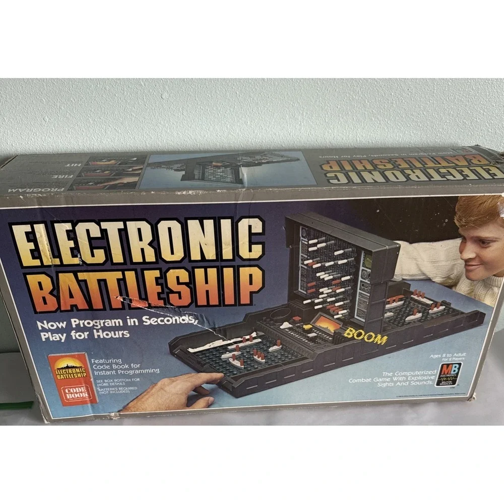 Milton Bradley Electronic Battleship Game 1982 MB VTG Works /Refurbished READ